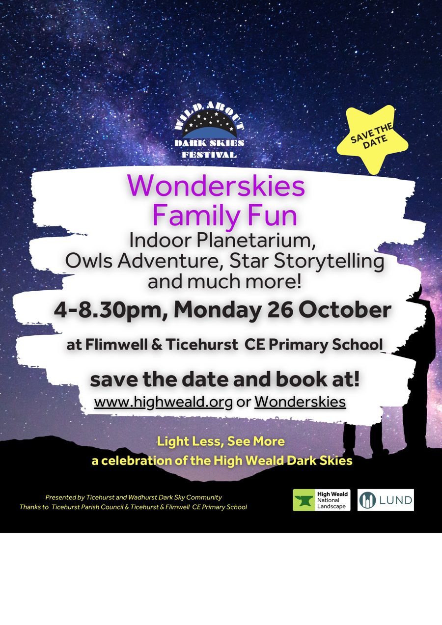 Wonderskies family fun event poster